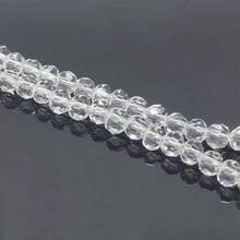 Translucent White Crystal Glass 32 Facets Pineapple Shaped Beads For Handmade Diy Bracelet, Necklace And Clothing Accessories Material - 32-section Ball, Transparent White - View 6