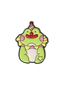 1 件可愛小丑青蛙造型卡通動物胸針,男女通用日常配件 - 動物 - 查看 7