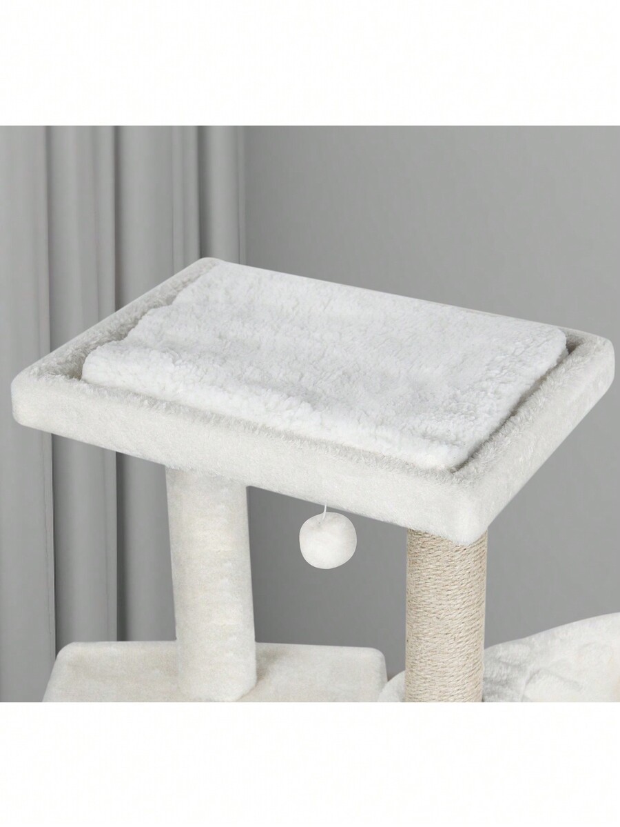 002G Cat Tree Has Scratching Toy With A Ball Activity Centre Cat Tower