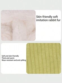 1 Set Of Plush Dog Winter Vest Harness And Leash, Soft Skin-Friendly, Warm Dog Chest And Backstrap - Navy Blue - View 6