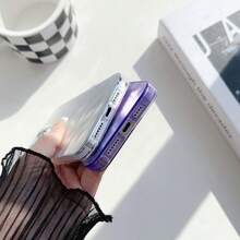 高端電鍍和皺紋紋理手機殼,適用於蘋果15promax Iphone14 12 13 - 白色 - 查看 9