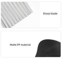 1把不鏽鋼薯條切割器,家用廚房切薯器切割波浪刀 - 黑色 - 查看 10