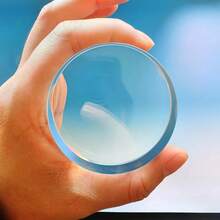 K9 Crystal Clear Solid Blank Cylinder With Sandblasting Surface For Photography Props, Laser Carving, Office Desk Decoration, Paperweight - Transparent - View 4