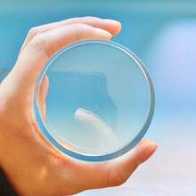 K9 Crystal Clear Solid Blank Cylinder With Sandblasting Surface For Photography Props, Laser Carving, Office Desk Decoration, Paperweight - Transparent - View 6