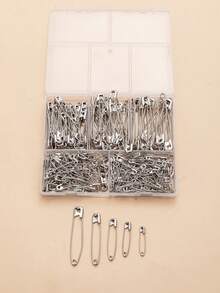 Set De 340 Piezas De Cierre De Seguridad De Alambre De Acero - Plateado - Ver 3