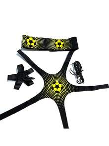 1 Miếng Bóng đá Ném Solo Đào tạo thực hành Sự giúp đỡ Điều khiển Kỹ năng Vòng eo có thể điều chỉnh Thắt lưng - Đen và vàng - Xem 6