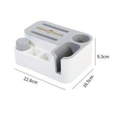 1pc Creative & Multi-Functional Remote Control Storage Box For Living Room, Quality Coffee Table Tissue Holder - Dark Green - View 4