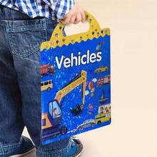 35 本兒童貼紙書,早期教育,集中註意力訓練,可重複使用的動物和恐龍場景,教育發展,玩具,禮物和遊戲 - 恐龍 - 查看 7