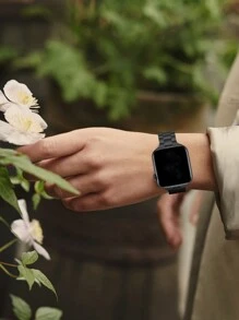 Gầy Thép không gỉ Dây đeo đồng hồ Tương thích với Apple Watch 41mm 40mm 38mm 45mm 44MM 42mm 49mm Thích hợp Đối với Loạt Của phụ nữ Dây đeo đồng hồ - màu đen - Xem 4