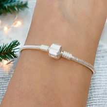 PULSEIRA DE PRATA 925 PARA BERLOQUE Carnaval - Prata - Visão 3