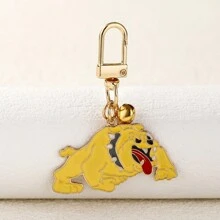 1入組男式寵物紀念標籤鑰匙扣狗頭吊墜,白色馬爾濟斯犬動物搪瓷寵物防護魅力鑰圈,適用於女士手提袋,首飾,男女少年兒童及寵物愛好者禮物 - 多色 - 查看 15