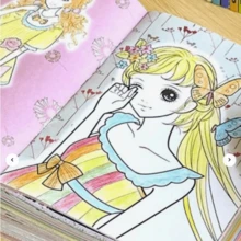 1pc Set Cartoon Themed Coloring Book For Kids 3-6-10 Year Old, Princess Themed Drawing Book For Girls - Style 1 - View 7