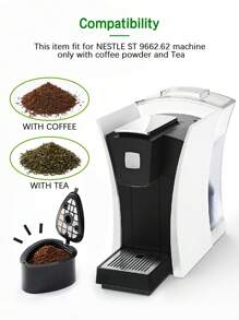 1PC 2in1 Coffee Capsule And Tea Reusable Machine Use For Nestle Special TSt9662 62Rd Refillable Coffee Filter Pod - 1pc Coffee Capsule - View 6