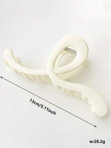 1pc Matte Bowknot Shaped Hair Claw Clip For Women's Up-Do Hairstyles, With High-End Hair Claw Design - Multicolor - View 7