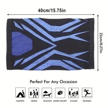 1件时尚针织面罩围巾——冬季户外时尚配饰，适合滑雪、骑行、徒步、登山、跑步和城市探险。其设计完美契合街头潮流、运动风和寒冷天气的审美。非常适合日常穿着、旅行，以及热爱百搭、舒适时尚外观的户外爱好者。采用时尚现代的针织图案，彰显大胆的季节感。 - 軍綠色 - 查看 6