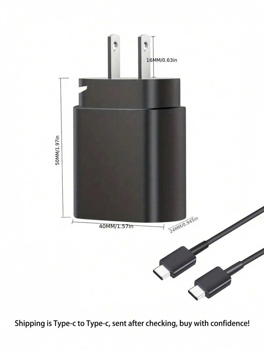 lanyasir Compatible With Samsung Super Fast Charger Type C Charging