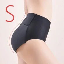 Calzones sin costura calzoncillo  calzon vientre bajo Ropa interior de mujer,lenceria para dama,pantaletas cortos panties  ,Bottoms Shapewear de Mujer Con Almohadillas Transpirables, Lencería Moldeadora Sexy Para Levantar Y Reafirmar Las Caderas, Control De Abdomen Y Modelaje,Realzadores de cadera y trasero grande de esponja for mujer, moldeadores de cuerpo, ropa interior Sexy de boda, levantadores de glúteos, bragas de Control, ropa moldeadora,Ropa interior de realce de glúteos falsos para mujer, cintura alta, una pieza, control de barriga, hermoso trasero natural, almohadilla ancha sin costuras con entrepierna falsa,Pantalones moldeadores de cuerpo de cintura alta para mujer, con control de abdomen, corte alto, levantamiento de glúteos, ,venta ropa - Negro - Ver 3