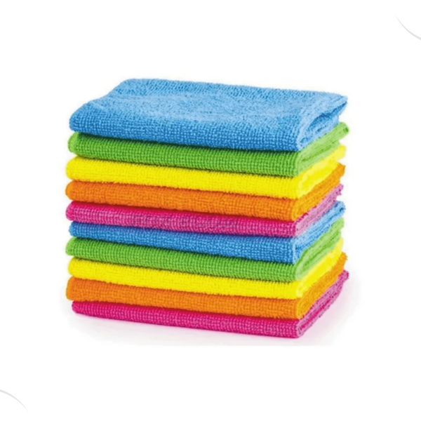 Pano De Microfibra Para Limpeza alta absorção Multiuso Kit Com 3 Peças Casa Limpa