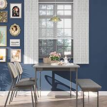 1卷啞藍色自粘pvc防水拆卸壁紙卷,適用於客廳、廚房、裝飾 - 藍色 - 查看 4