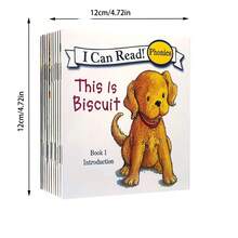 24pcs I Can Read! Phonics Book Biscuit Dog Educational Books For Toddlers - Multicolor - View 7