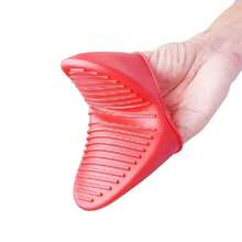 2入組厚款隔熱矽膠手套,隨機顏色,適用於廚房,家庭,烘焙,高溫抗性 - 顏色隨機 - 查看 5