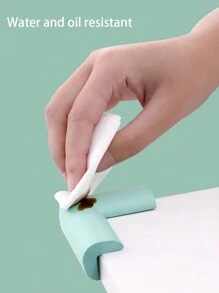 10入組保護邊緣和角落墊,避免兒童碰撞和磨損-柔軟,彈性,強力黏貼-適用於桌子,床,角落,咖啡桌等。 - 米色 - 查看 4