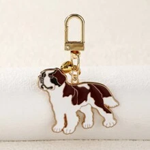 1入組男式寵物紀念標籤鑰匙扣狗頭吊墜,白色馬爾濟斯犬動物搪瓷寵物防護魅力鑰圈,適用於女士手提袋,首飾,男女少年兒童及寵物愛好者禮物 - 多色 - 查看 43