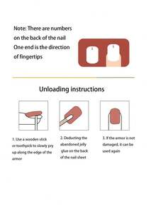 1套/24入歐美風磨損短方形酒紅色實色自黏式假指甲 - 酒紅色 - 查看 8