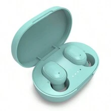 Tws無線耳機小巧便攜,ipx4級防水,入耳式迷你無線耳機,運動迷你耳機,附帶充電盒的無線耳機充電器,假期禮物 - 綠色 - 查看 1