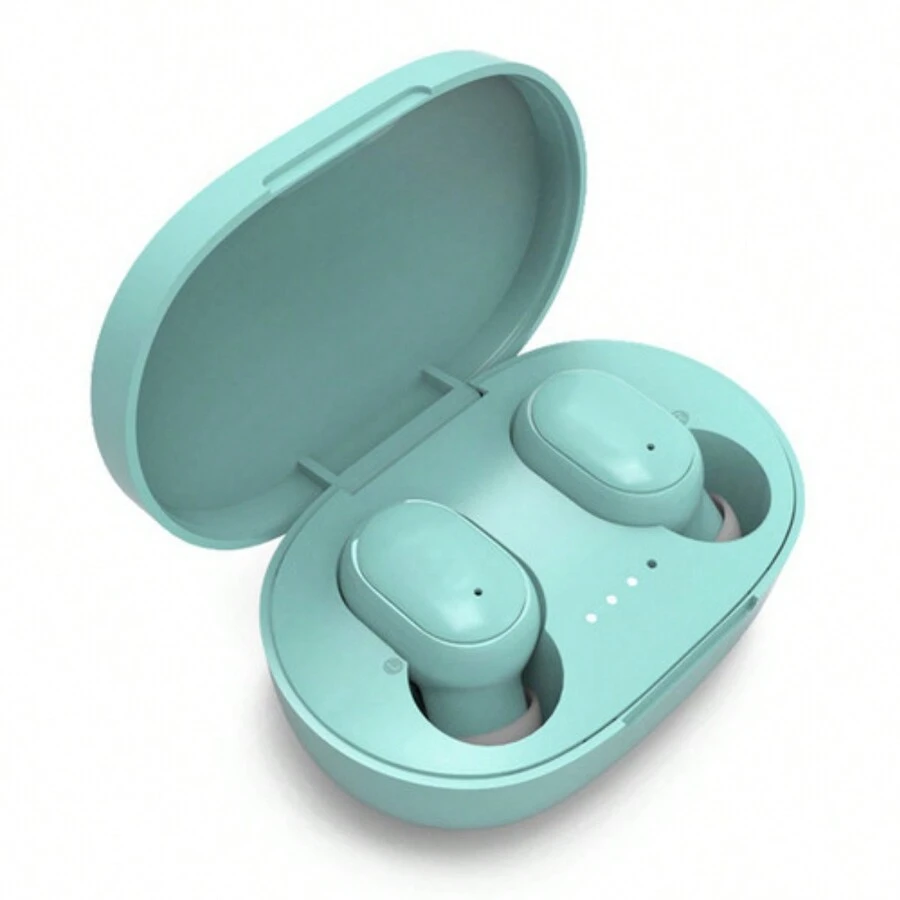 Tws無線耳機小巧便攜,ipx4級防水,入耳式迷你無線耳機,運動迷你耳機,附帶充電盒的無線耳機充電器,假期禮物 - 綠色 - 查看 1