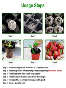 5厘米/1.96英寸/椰子泥土,現代花園營養土,發芽的好幫手/10個裝 - 灰色 - 查看 3