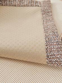 1pc Universal Solid Color Chenille Sofa Cushion, Simplicity, High-Grade Feeling, Anti-Skid, Pet Anti-Dirty, Home Decorative - White - View 7