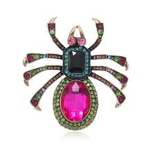Broche En Forma De Araña Con Diamantes De Imitación, Diseño Coreano, Delicado, Accesorio De Ropa Que Combina Con Todo, 1 Ud. - animal - Ver 3