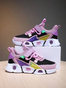 Children's Shoes, Girls' Breathable Mesh Outdoor Sneakers, Youth Casual Shoes