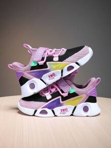 Children's Shoes, Girls' Breathable Mesh Outdoor Sneakers, Youth Casual Shoes