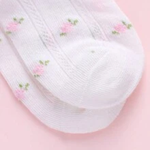 5 Pairs Unisex Kids' Mesh Thin Korean Style Athletic Socks, Spring/Summer