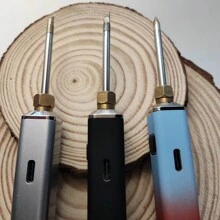 1 件,緊湊型烙鐵 510 螺紋電池 650mah,帶 Usb-c 充電端口,可調電壓,兼容加熱尖端工具 510 烙鐵 - 薄荷綠 - 查看 7