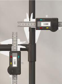 1 Piece 5 Tiers Multipurpose Storage Shelf Made Of 16mm Thick Steel Pipe For Bathroom, Elegant And Sturdy, High Quality, Suitable For Storing Buckets, Sinks, Towels, Detergents And Other Bathroom Supplies - 黑色 - 查看 5