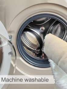 1pc Beige Heart Shaped Long Hair Carpet, Soft & Comfortable, Suitable For Living Room, Bedroom, Sofa Use - Home And Room Decoration - Beige - View 6