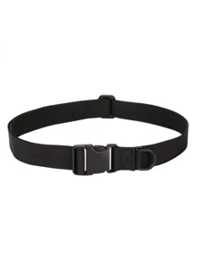 1入組戶外運動腰包腰帶,耐用尼龍內帶,適用於騎行和旅行 - 黑色 - 查看 1