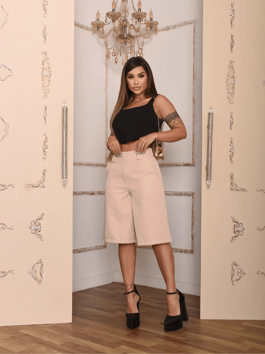 Women Shorts - Màu be - Xem 1