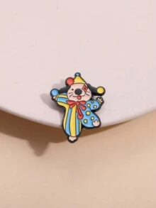 1 件可愛小丑狗形狀卡通動物胸針男女通用日常佩戴配件 - 動物 - 查看 6