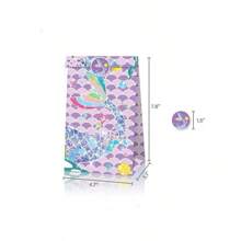 派對禮袋美人魚糖果袋海底派對裝飾組,包含12個袋子和12個貼紙 - 彩色 - 查看 4