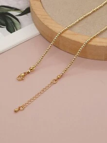 新品多彩波霸頸鍊,珠寶配鍍金心形、星形、十字形吊墜,夏季女性飾品 - JS-N23031601A - 查看 3