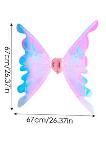 Alas de Hadas Iluminadas con Carga USB y Musicales - Multicolor - Ver 4