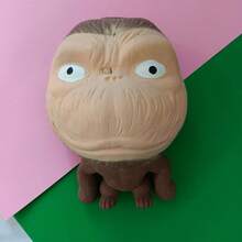 超大頭猩猩玩偶,緩解壓力,表達創造力並具有可愛和俏皮的特點 - 棕色 - 查看 4