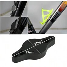 FONKEN 1PC Black For AirTag Bike Mount Locator Protective Cover Anti-Theft Universal Bicycle Holder Tracker Positioner Covers - Black - View 7
