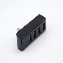 Model 3 Model Y 汽車手套箱 Usb 擴充座連接埠輸出插頭轉換器 - 黑色 - 查看 5