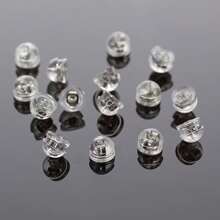 10/30 Pcs Earring Back Plug,   Ear Plug, Earring Base, Round Earring Back Plug, Jewelry Accessories, DIY Handmade Accessories
