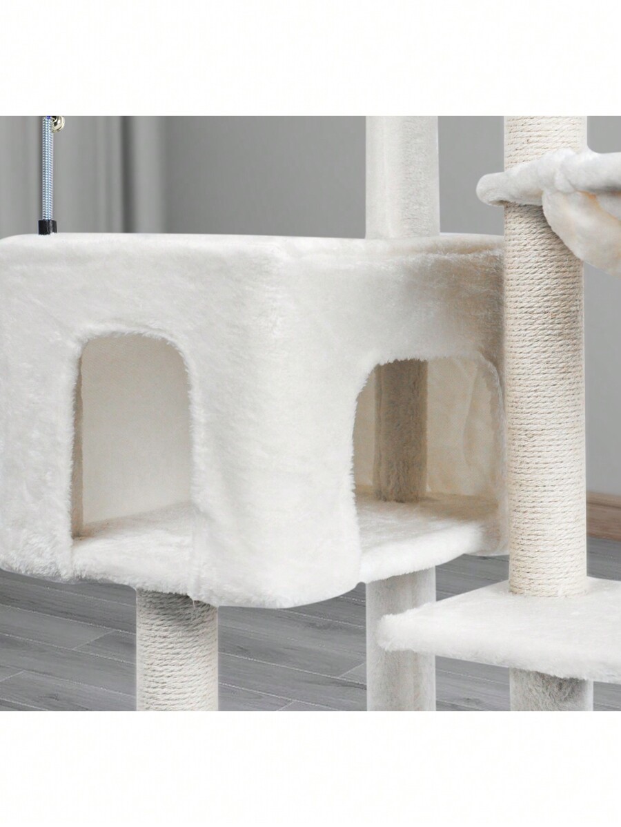 002G Cat Tree Has Scratching Toy With A Ball Activity Centre Cat Tower